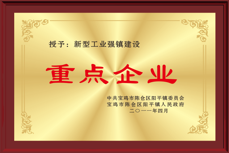 2011新型工业强镇建设重点企业